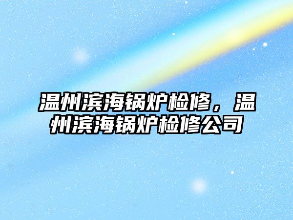 溫州濱海鍋爐檢修，溫州濱海鍋爐檢修公司