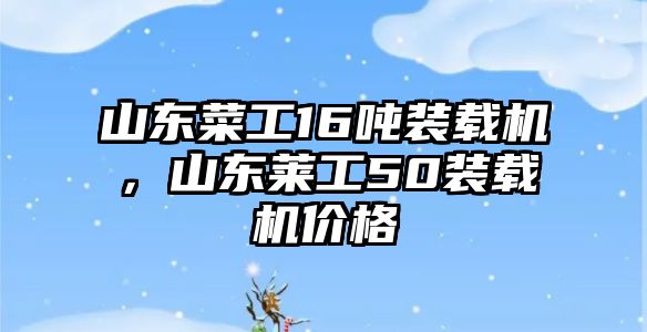 山東菜工16噸裝載機(jī)，山東萊工50裝載機(jī)價(jià)格